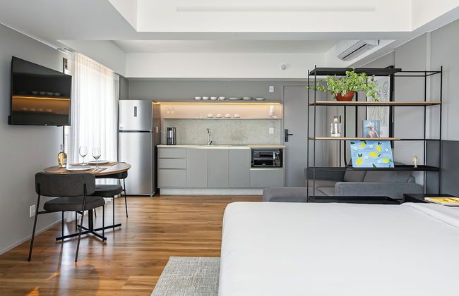 Studios Rio Branco by Viva - Prédio moderno, aptos com cama king-size no centro de Floripa - Photo 9