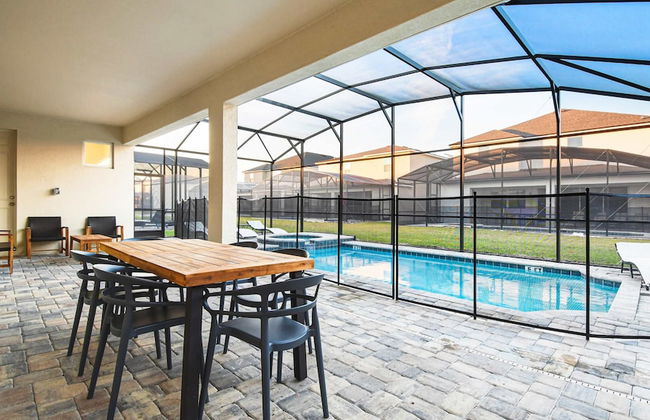 Villa Pool Spa Near Disney 9br 1571 - Foto 26