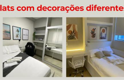 Flats Uberlândia para 1 ou 2 hóspedes - Foto 29