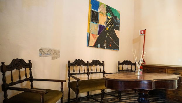 Zona de estar del vestíbulo