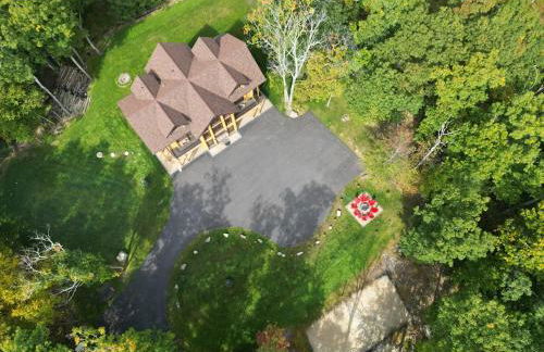 Log House Chalet, Volleyball field, Sauna, Hot Tub - Foto 61