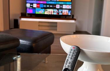 Wood&Stone - Modernes Haus in Seenähe am Tankumsee mit Terrasse, Outdoorküche, Kamin, Homeoffice Bereich & voll ausgestatteter Küche im Naherholungsgebiet - Foto 12