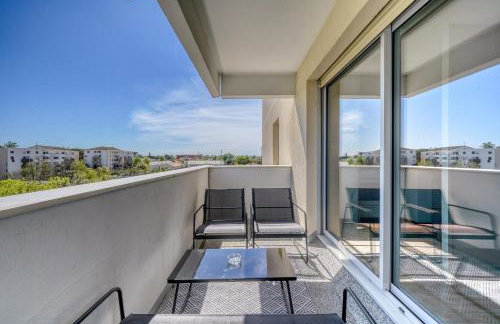 Appartement 2 pièces Tram direct aéroport & Bordeaux Parking - Foto 12