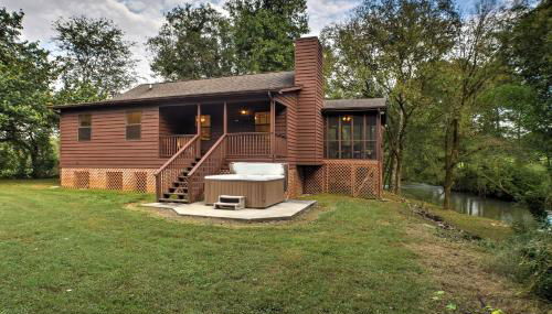 Creekfront Cabin Near Chattanooga with Hot Tub! - Foto 1