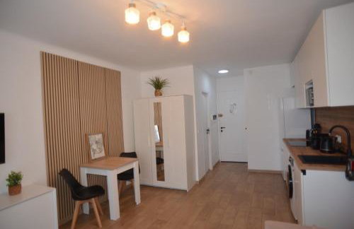 55E - Superbe studio climatisé entièrement rénové au 5ème et dernier étage sur le bord de Mer de Menton - Foto 4