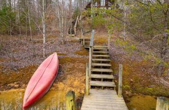 14 Guest 7 Bed 4 BR Lakefront Cabin w Hot Tub - Foto 59