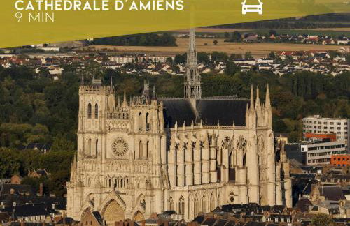 L'Estrade - Parking Centre 5 min Gare d'Amiens - Foto 28