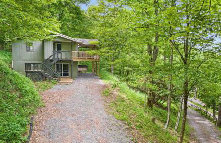 Deck w/ Forest Views, Ping Pong Blue Ridge Mtn Escape Ash Vale by Avantstay - Foto 69