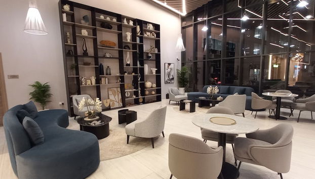 Zona de estar del vestíbulo