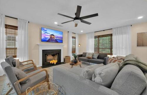 Family Home w FirePit GameRm Patio BbqGrill - Foto 46