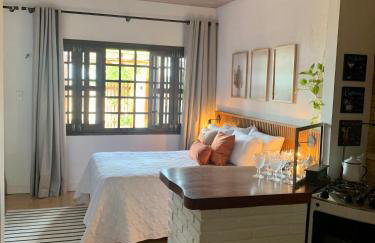 Suíte frente mar com cozinha e quintal pés na areia - Foto 9