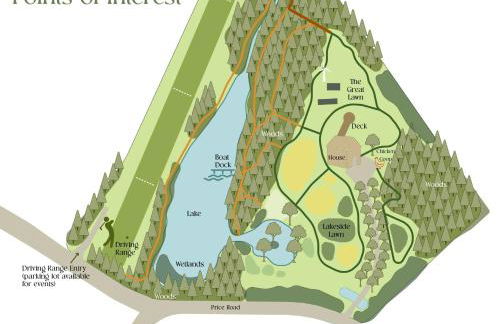 13-Acre Private Estate, Private Lake, Private Golf Range, Private Forest & Hiking Trails - Foto 16