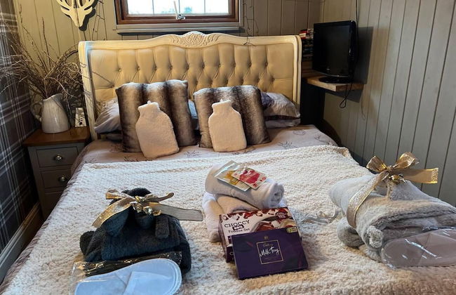 Cute and Cosy Shepard hut With Wood Fuel hot tub - Foto 5