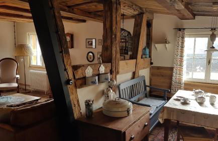 Historisches Fachwerkhaus "Hoher Hirschen" mit romantischem Hof und Garten - Charmantes Studio und grosses, museales Apartment - Foto 14