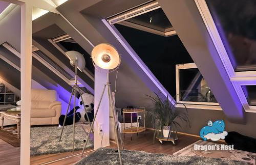 Dragon’s Nest: Cozy & modern attic loft Nuremberg - Foto 62
