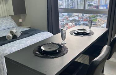 Studio 64 novo bem equipado com ar condicionado, cozinha completa, até 4 pessoas - Centro Mogi - Photo 9