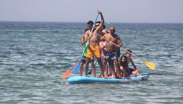 Mega Paddle - Stand Up Paddle Board Experiencia grupal privada - Foto 4