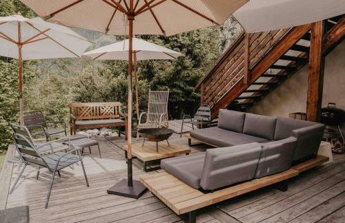 Superbe CHALET (14 personnes) & SAUNA au pied du Mont Blanc - Photo 63