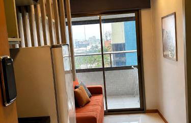 Quarto e sala com vista para o mar - Foto 17