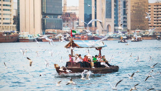 Dubái por tierra, mar y aire - Foto 2, Cruzando la ría de Dubái en abra