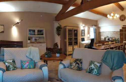 Le Mas des Cigales avec parc et grande piscine - Foto 10