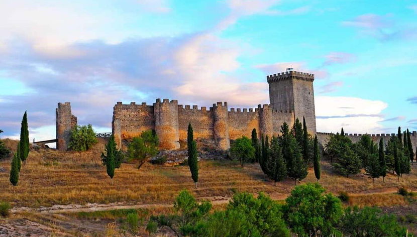 Panoramica del castello di Peñaranda