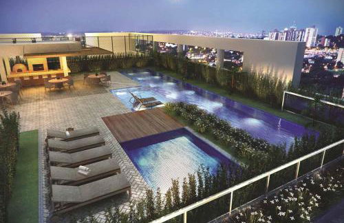 Apartamento completo com 3 SUÍTES - Piscina, Academia, Varanda Gourmet com uma vista privilegiada - Hospedagem à altura da COP30 - Foto 69