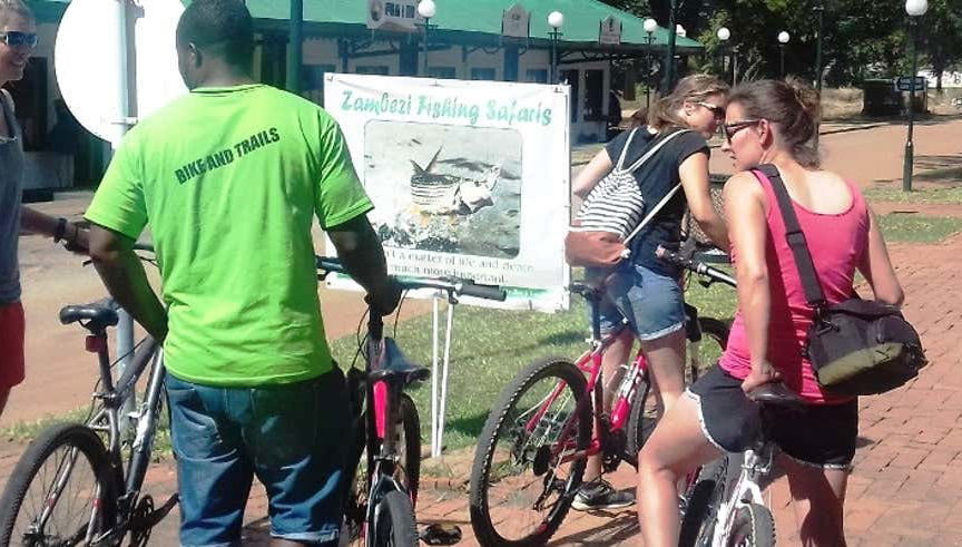 Visite de Victoria Falls à vélo