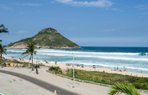 Frente Mar no Recreio com Varanda Privativa Ideal para Família - Foto 53