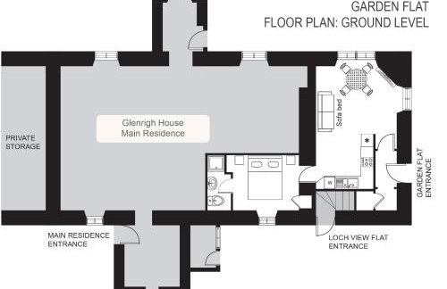 Glenrigh House - The Garden Flat for 4 - Photo 19