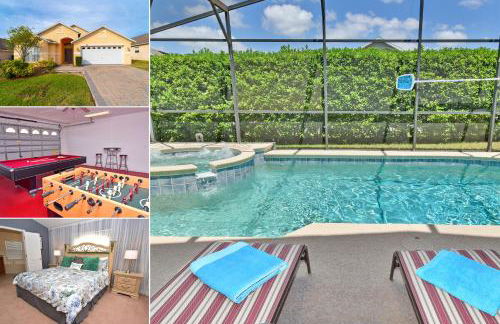 Comfortable Pool Home with Spa & Games Room Close to Disney - Foto 1
