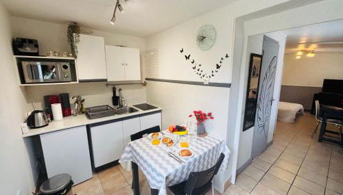 Le petit studio - 1 chambre - Gites Montvaltin - Photo 5, stove