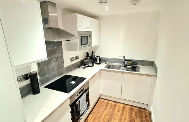 1-bedroom Aprt in Salford- Freeparking- Sleeps3 - Foto 6
