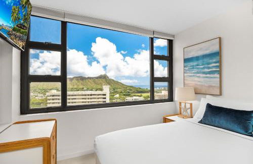 Diamond Head and Ocean views with King Bed and Parking - Foto 18
