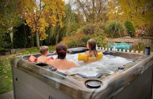 Villa 200m2 avec PISCINE chauffée & SPA & sauna & kota-grill - Foto 4