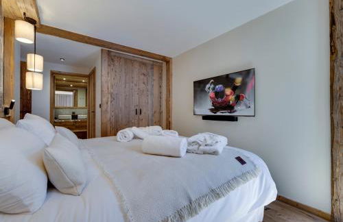 Appartement duplex à Val d'Isère, sauna, cheminée, 4 chambres en suite, parking, pour 8 personnes - FR-1-567-123 - Foto 13