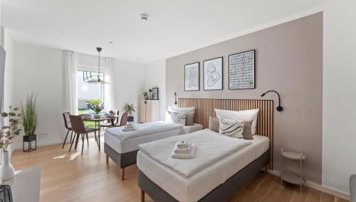 kitchenroombed - Top City-Lage I nahe Hbf I Aufzug I Tiefgarage I Terrasse I Business - Travel - Family - Foto 3, towels