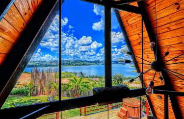 Chalé Recanto - ofurô, banheira, vista, cachoeira e lago em Alexânia - Foto 6