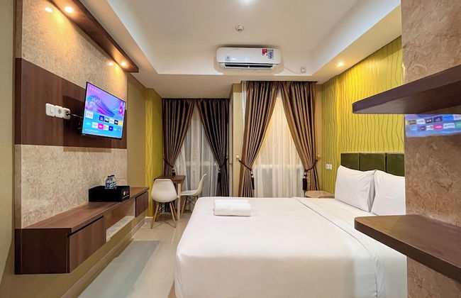Modern Studio Room Apartment At Tamansari Skylounge Makassar - Foto 21