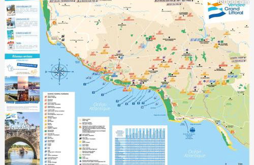 Charmante Maison Bord de Mer avec Piscine et Tennis 5-P - Foto 15