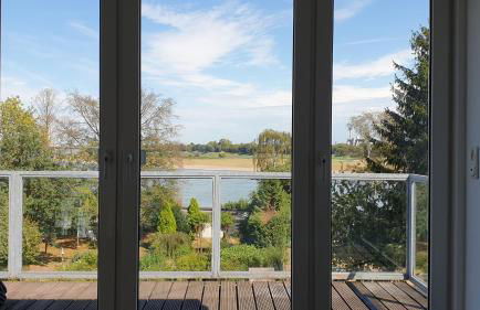 Somnar Panoramaloft mit Hästens Betten - Rheinblick 150qm - Foto 17