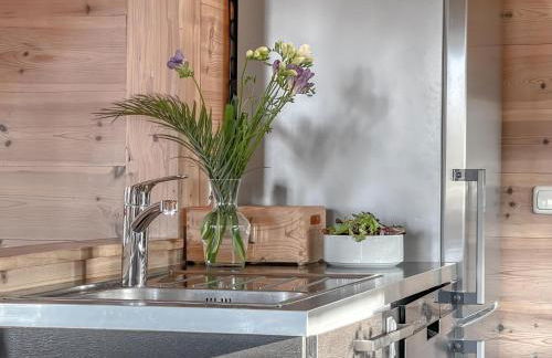 traumHaff Küstenchalets - einzigartige Chalets an der Ostsee. Ganz aus Lärchenholz mit Kamin und Sauna - Foto 16