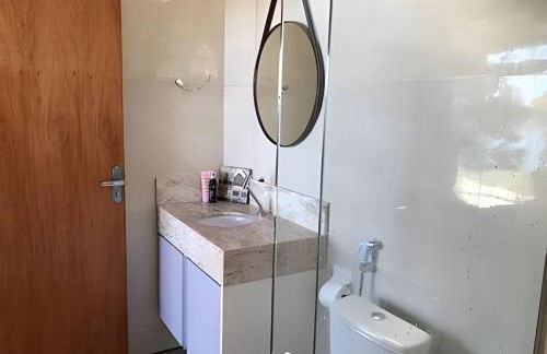 Chalé Mirante, piscina, cachoeira, lago e vista espetacular em Alexânia Goiás - Foto 3