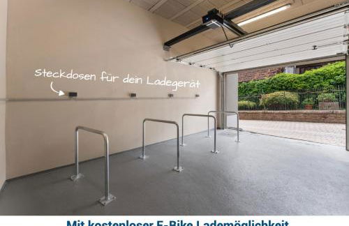 1-2 Personen - Parkplatz - Fahrradgarage - Zentrum - Küche - Balkon - WLAN - Klima - Foto 2