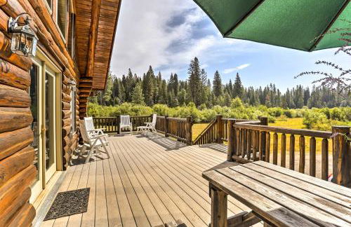 13 Mi to Mt Shasta Log Home on 60 Acres! - Foto 4