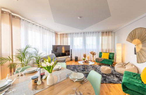 GREAT PLACE Penthouse Stuttgart Airport Messe Parkplatz Heimkino - Foto 1