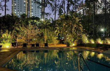 Hospede-se em Alphaville flat moderno com lazer - Foto 39