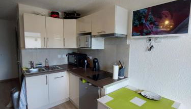 Studio rénové confort meublé 3 étoiles - Les Crêtets - Foto 5, stove, pet friendly, toaster, minibar