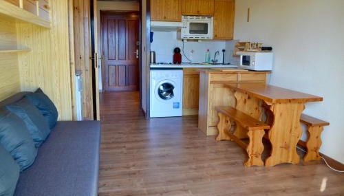 Studio cabine chaleureux à Pyrénées 2000 - WiFi et parking privé - Foto 5