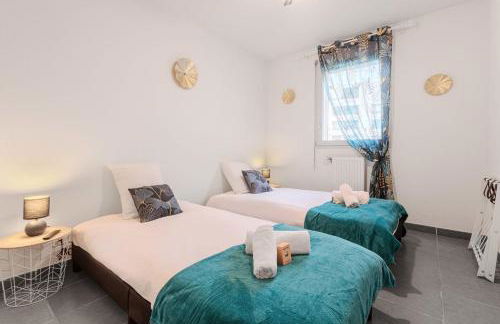 Quiet and bright apartment terrace and private P - Foto 10